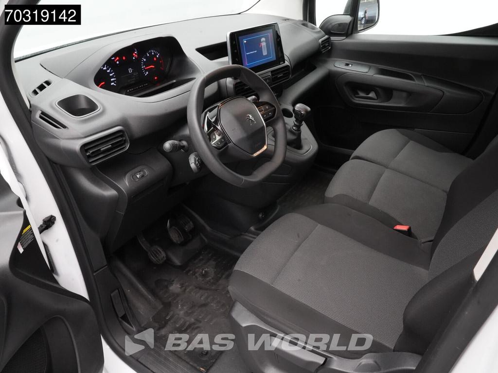 Peugeot Partner 110pk Benzine L1H1 Navi Airco Cruise Parkeer, Stof, Gebruikt, Euro 6, 1199 cc