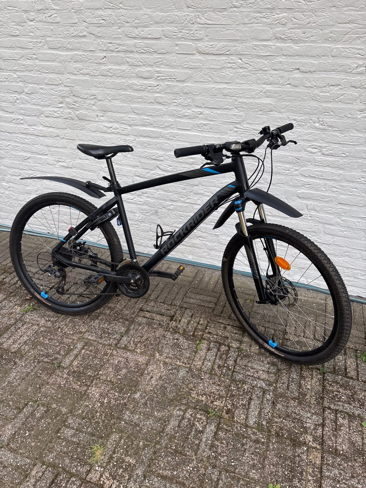 Rockrider ST 520 Mountainbike - Zeer Netjes, Klaar voor Gebr, Fietsen en Brommers, Hardtail, Heren, 49 tot 53 cm, Zo goed als nieuw