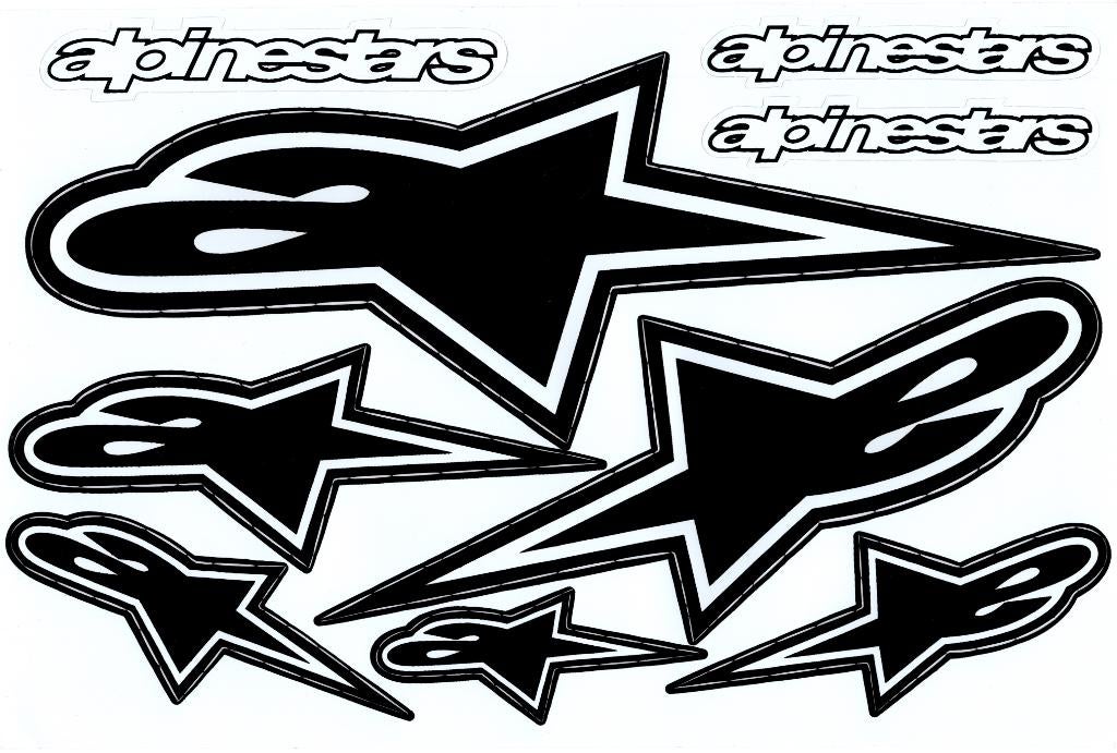 Alpinestars stickervel #2, Verzenden