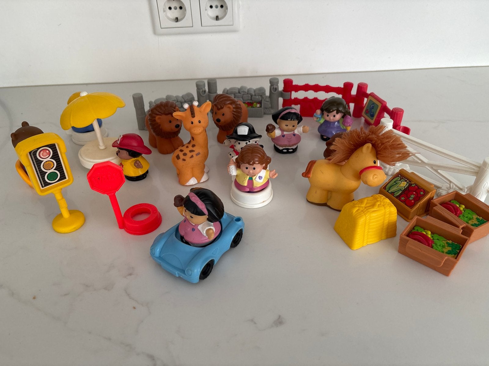 Fisher-Price Little People speelset met figuren en accessoir, Ophalen of Verzenden, Gebruikt, Jongen of Meisje