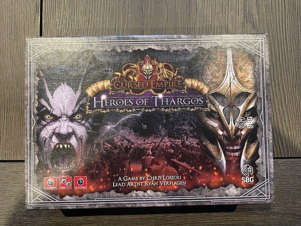 Cursed Empire: Heroes of Thargos, Een of twee spelers, Ophalen of Verzenden, Zo goed als nieuw, SBG Editions