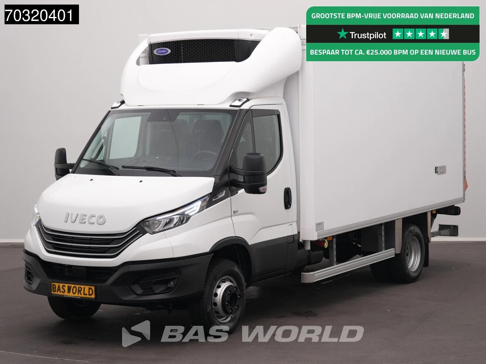 Iveco Daily 72C18 3.0L Automaat Laadklep Carrier Xarios 5 AC, Auto's, Automaat, Stof, Gebruikt, Euro 6