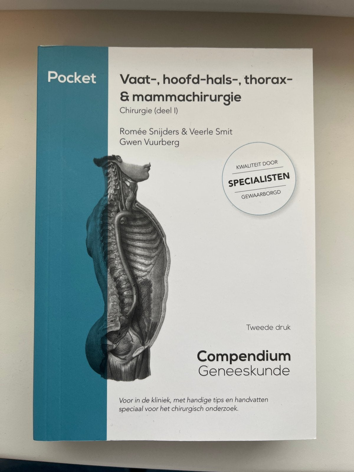 Pocket Vaat-, hoofd-hals-, thorax- & mammachirurgie, Boeken, Ophalen of Verzenden, Beta, Nieuw, WO