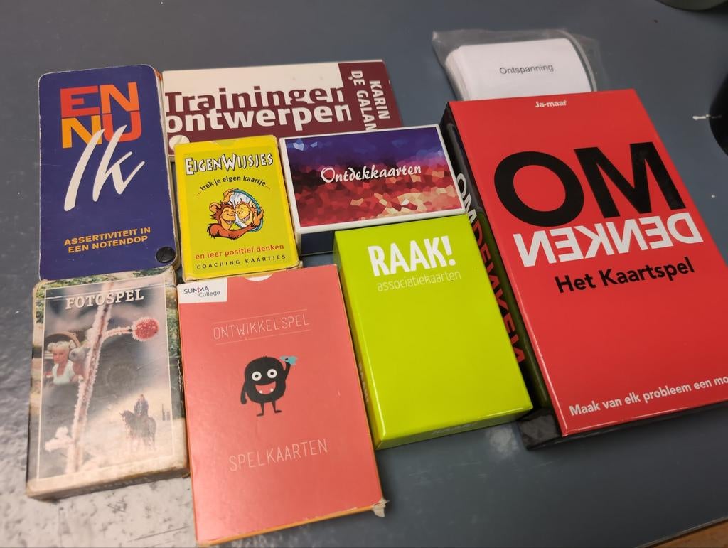 Diverse Spellen en Kaartspellen - Ontwikkeling & Plezier, Vijf spelers of meer, Ophalen of Verzenden, Gebruikt, Diverse