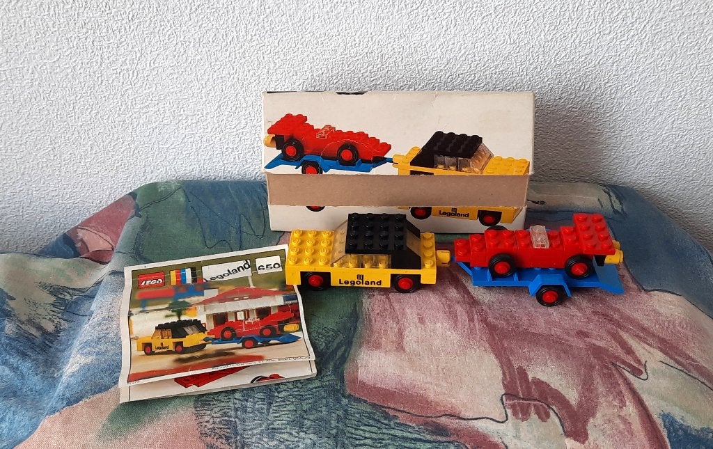 4x LEGOLAND VINTAGE SET 272 + 344-1 + 345 + 650 + Losse LEGO, Gebruikt, Inclusief accessoires, Lego, Ophalen of Verzenden