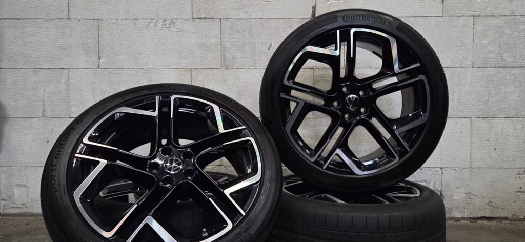 20" VW Tiguan Tayron R-line orig velgen zomerbanden zgan, 255 mm, Banden en Velgen, Nieuw, Ophalen of Verzenden