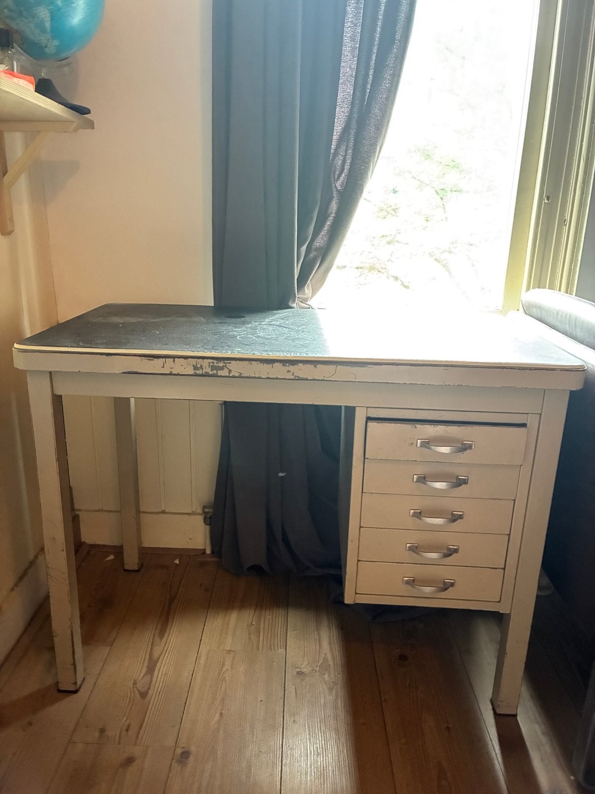 Gispen bureau / desk – industriële stijl, Ophalen, Overige typen, Gebruikt, 120 cm