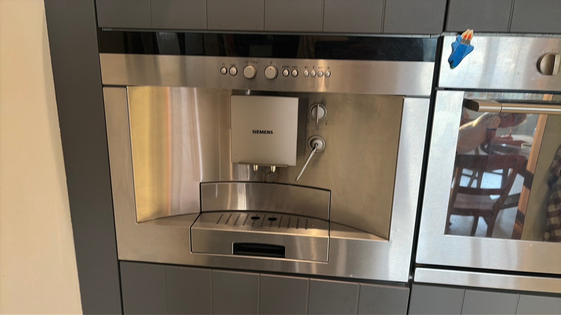 Siemens inbouw koffiemachine. - storing, Witgoed en Apparatuur, Ophalen, Gebruikt, Koffiemachine, Koffiebonen