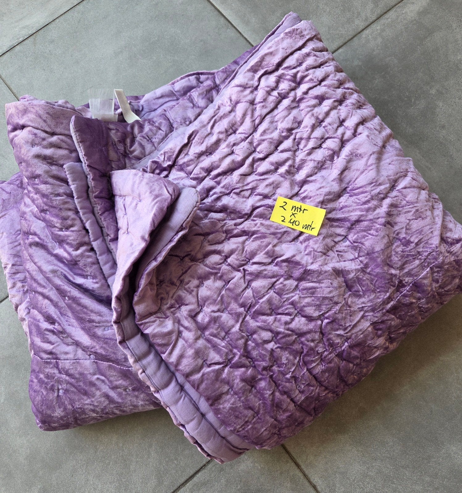 paarse  lila sprei 2 bij 2.40, Ophalen, Zo goed als nieuw, Tweepersoons, Overige typen