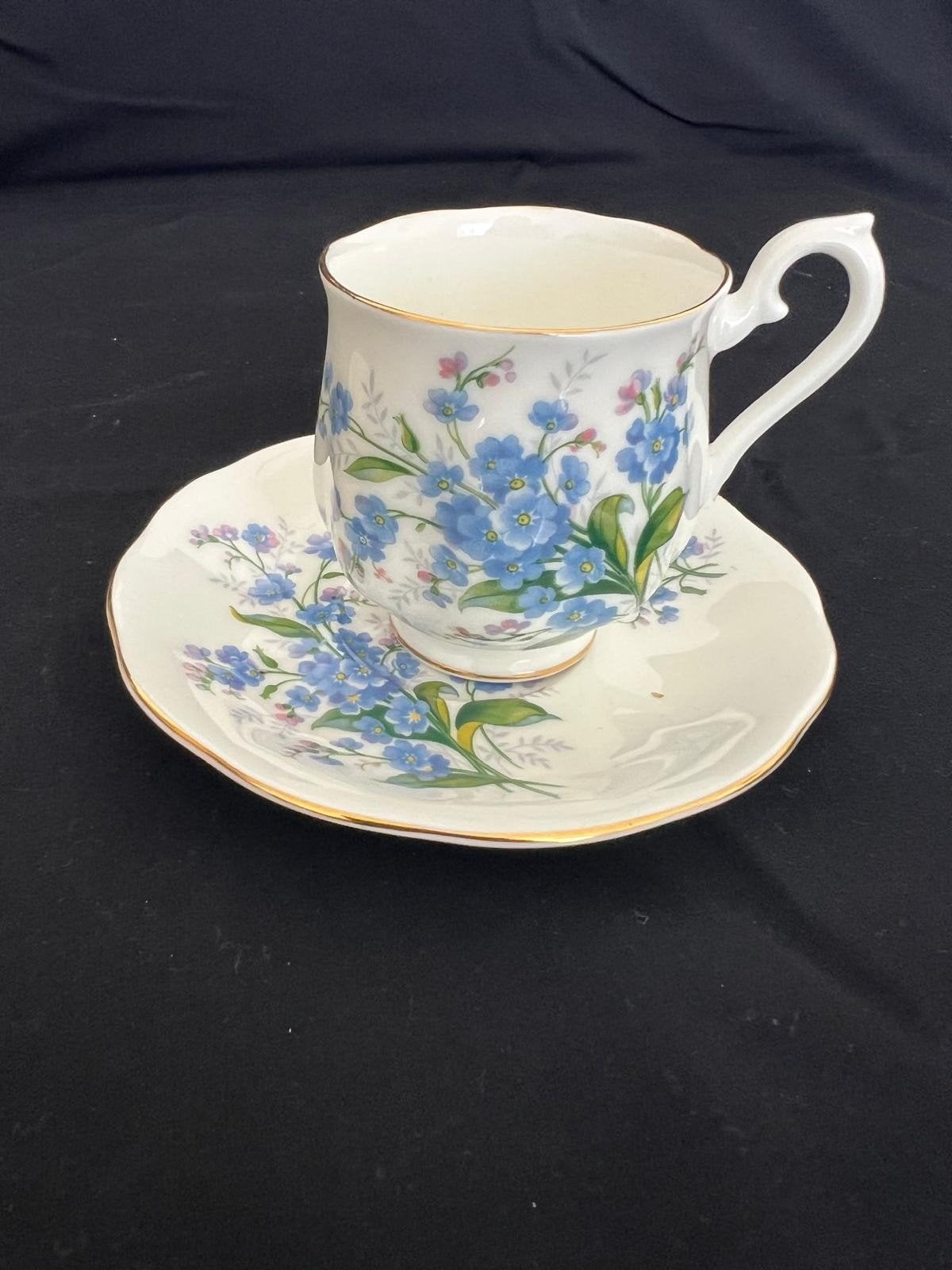 Royal Albert Kop en Schotel - Forget Me Not, Ophalen of Verzenden