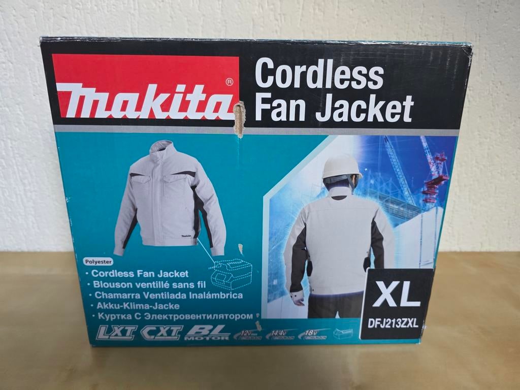 Makita Cordless Fan Jacket DFJ213ZXL, Ophalen of Verzenden