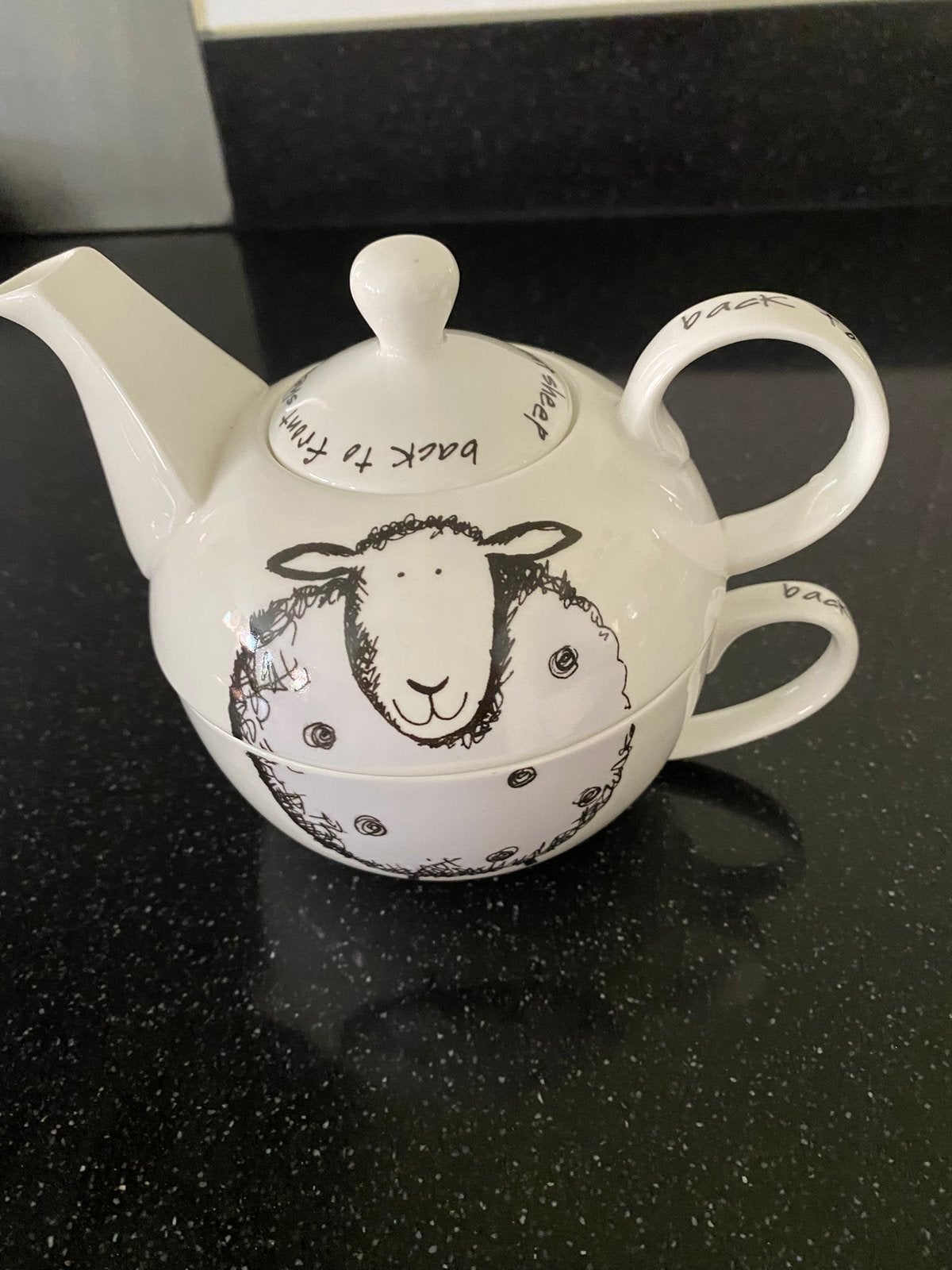 Vintage theepot Arthur Wood Back to front schaap - nieuw, Verzenden, Zo goed als nieuw, Overige stijlen, Overige typen