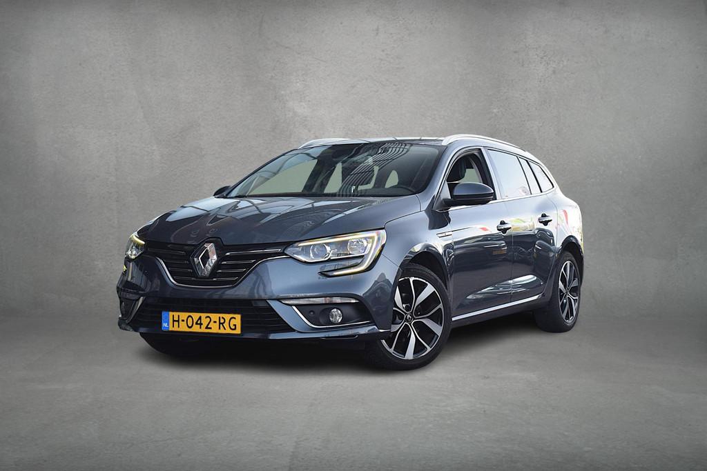 Renault Mégane Estate 1.3 TCe Bose | Apple CarPlay | Half L, Gebruikt, 4 cilinders, Leder en Stof, Handgeschakeld
