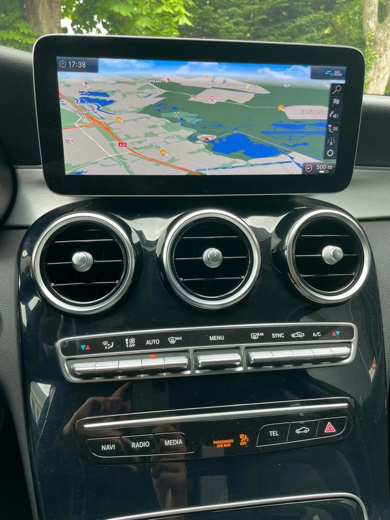 Mercedes-Benz C-Klasse C180 156pk 9G-TRONIC 2019 Zwart, 1800 kg, Zwart, 1595 cc, 75 €/maand
