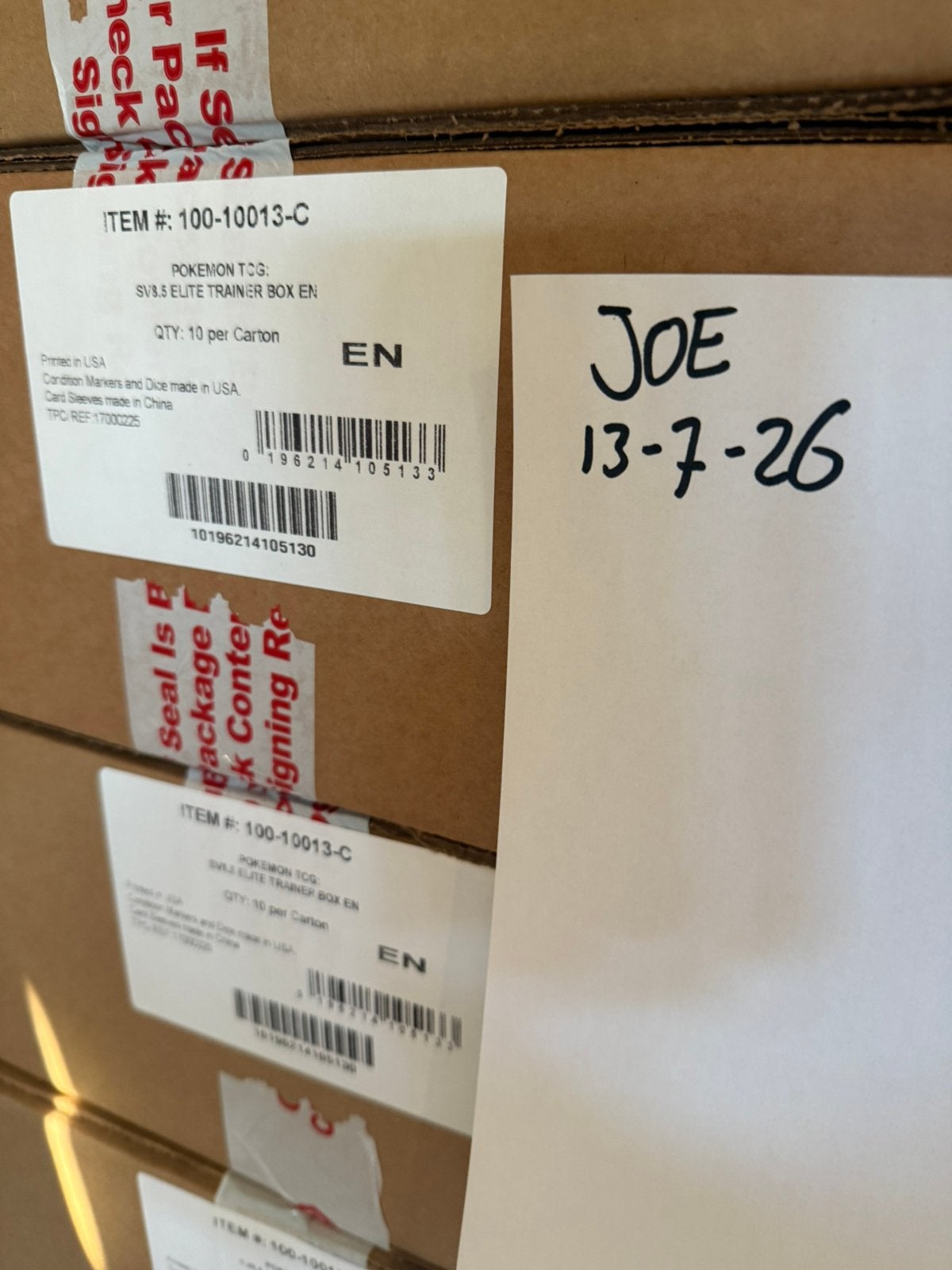 Prismatic Evolutions ETB Case - Elite Trainer Box Case, Computers en Software, Printerbenodigdheden, Ophalen of Verzenden, Zo goed als nieuw