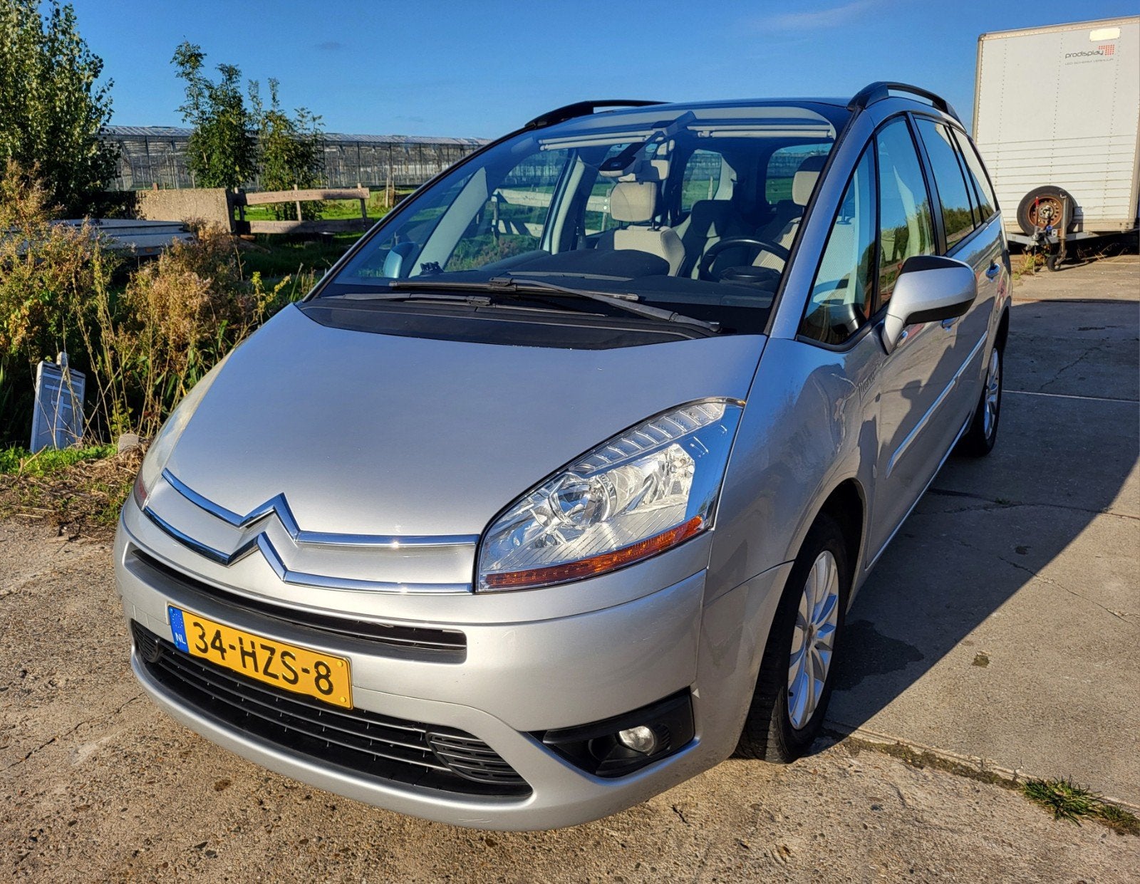 Citroën C4 Grand Picasso 1.6 BJ 2009 7 persoons lage KMstand, Auto's, Stof, Airbags, 4 cilinders, 7 stoelen