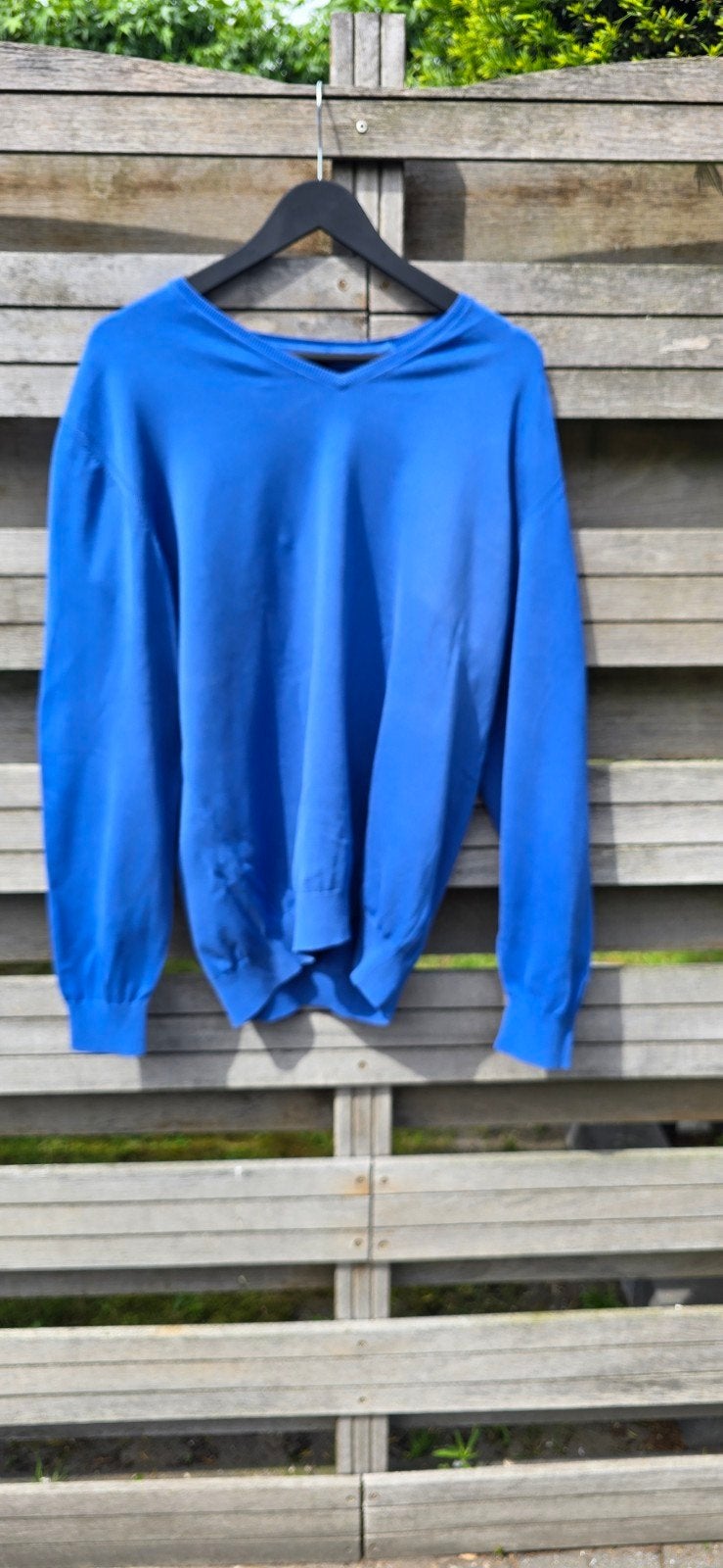 Massimo Dutti Kobaltblauwe Trui - Maat XL, Kleding | Heren, Truien en Vesten, Blauw, Maat 56/58 (XL), Ophalen of Verzenden, Zo goed als nieuw
