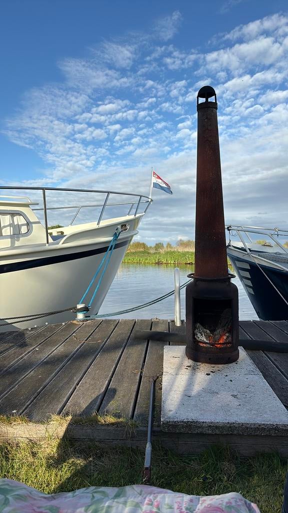 Vuurpot met een amsterdammertje, Tuin en Terras, Ophalen, Gebruikt, Vuurkorf