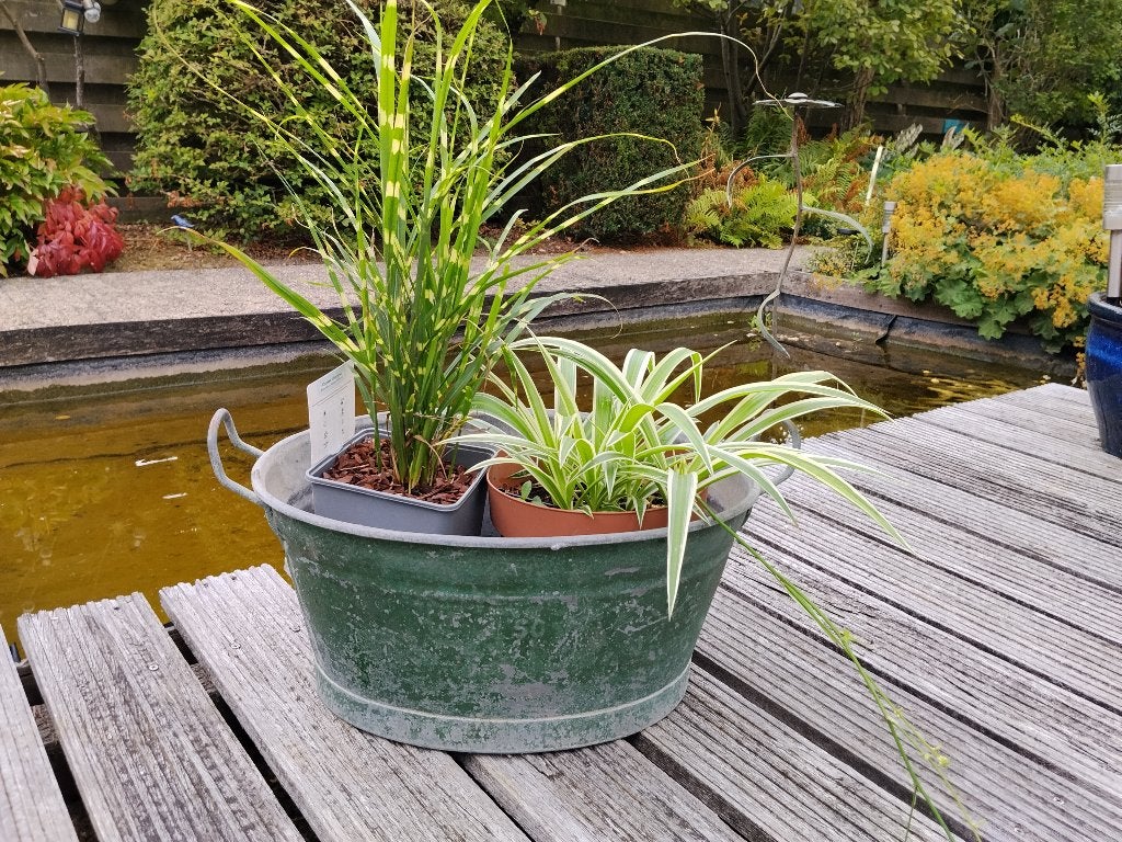 Zinken bad teil vintage groen, Ophalen