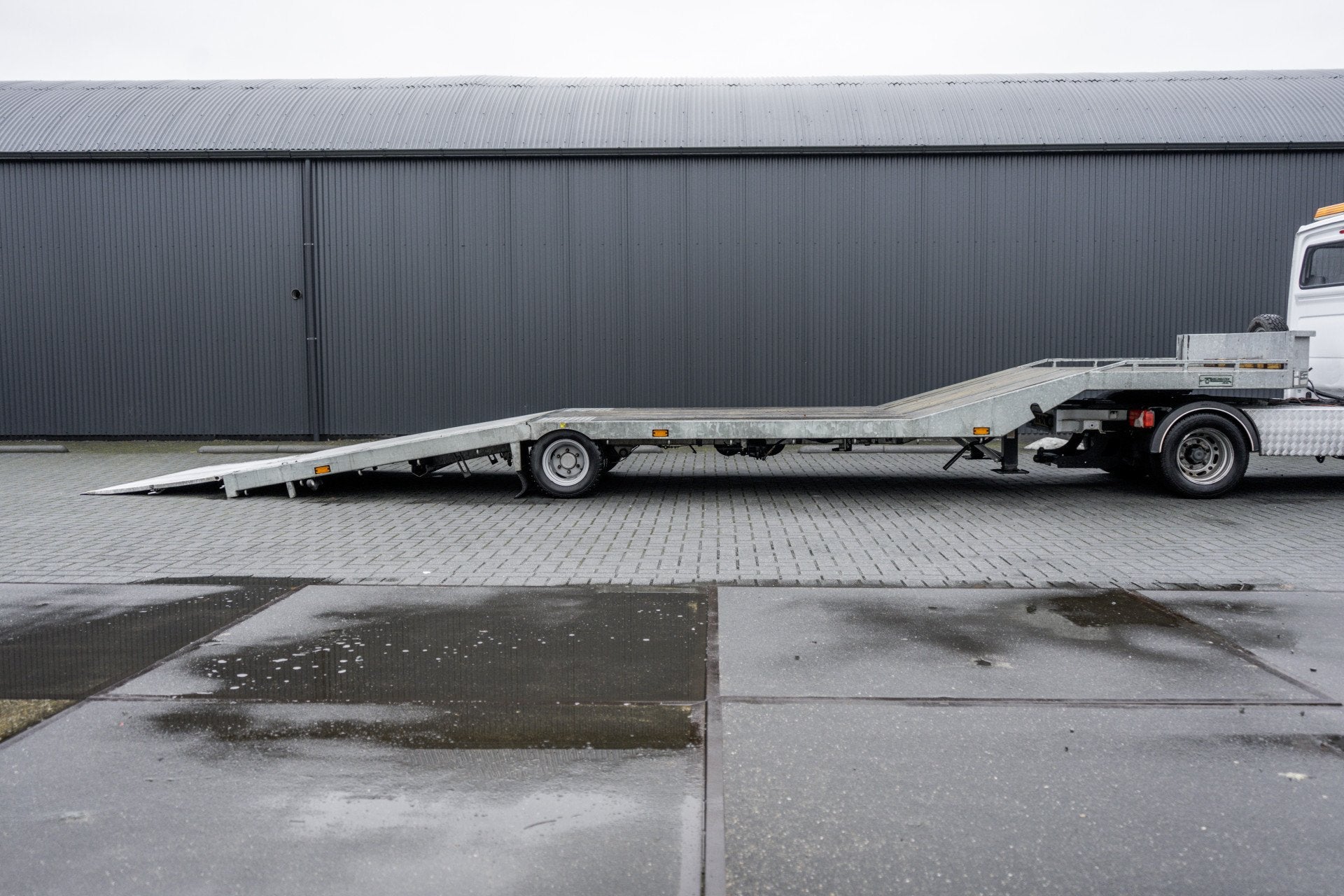 VELDHUIZEN P45-1 | Be Oplegger 5T | Semi knik dieplader | LV, Overige brandstoffen, Origineel Nederlands, Bedrijf, Aanhangers en Opleggers