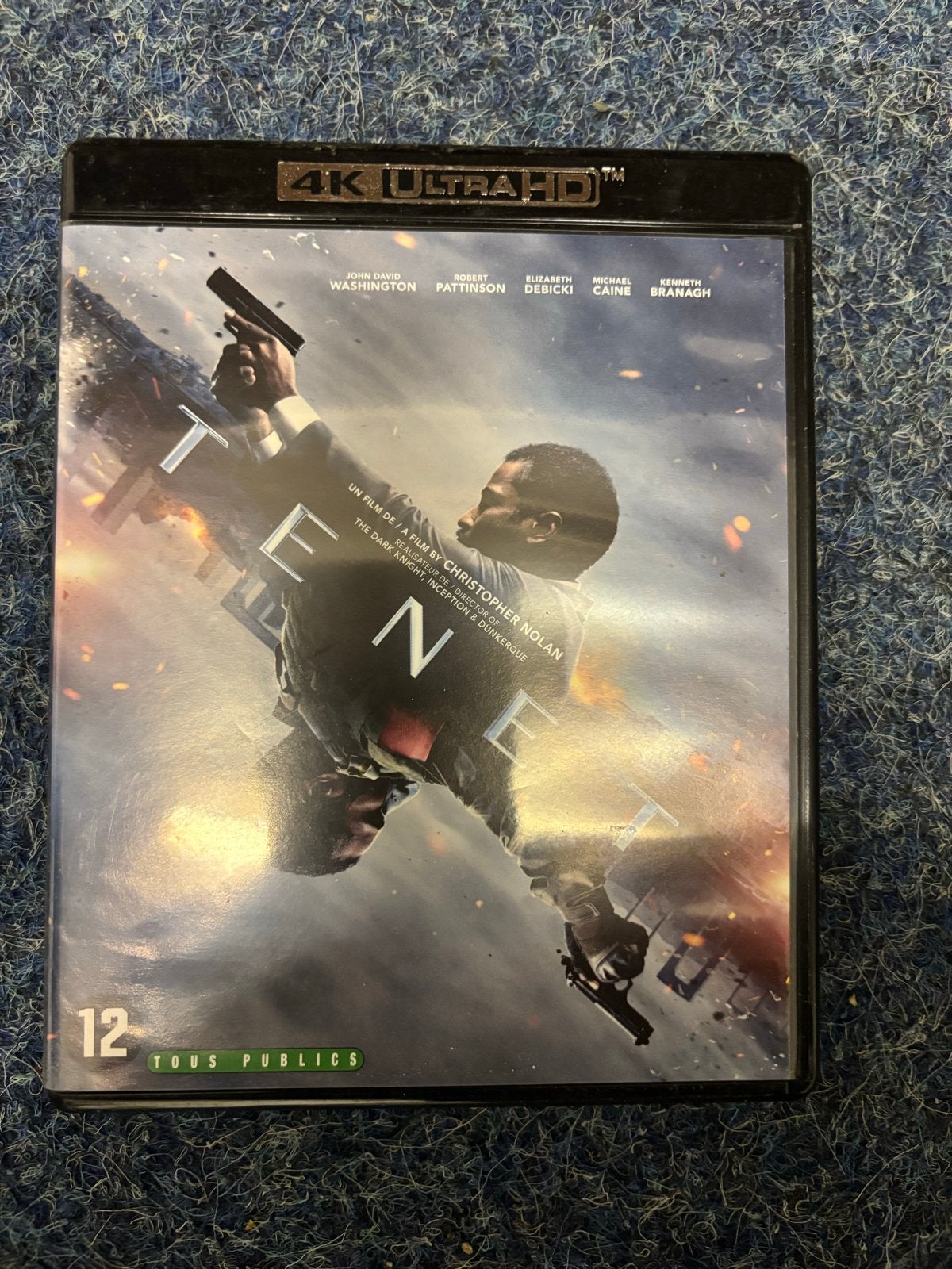 Tenet 4K Ultra HD Blu-ray - Christopher Nolan, Ophalen of Verzenden, Zo goed als nieuw, Actie