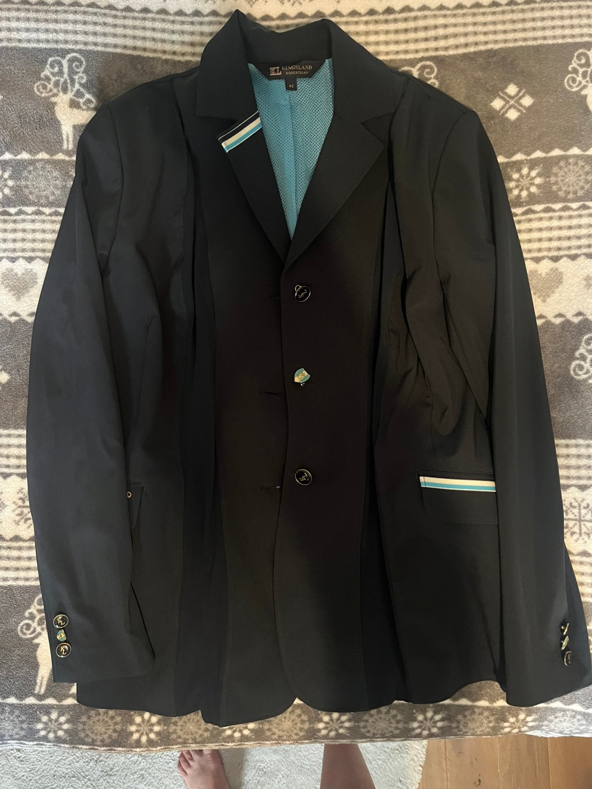 Kingsland wedstrijdjasje, Dieren en Toebehoren, Paardrijkleding, Ophalen of Verzenden, Zo goed als nieuw, Dressuur, Bovenkleding
