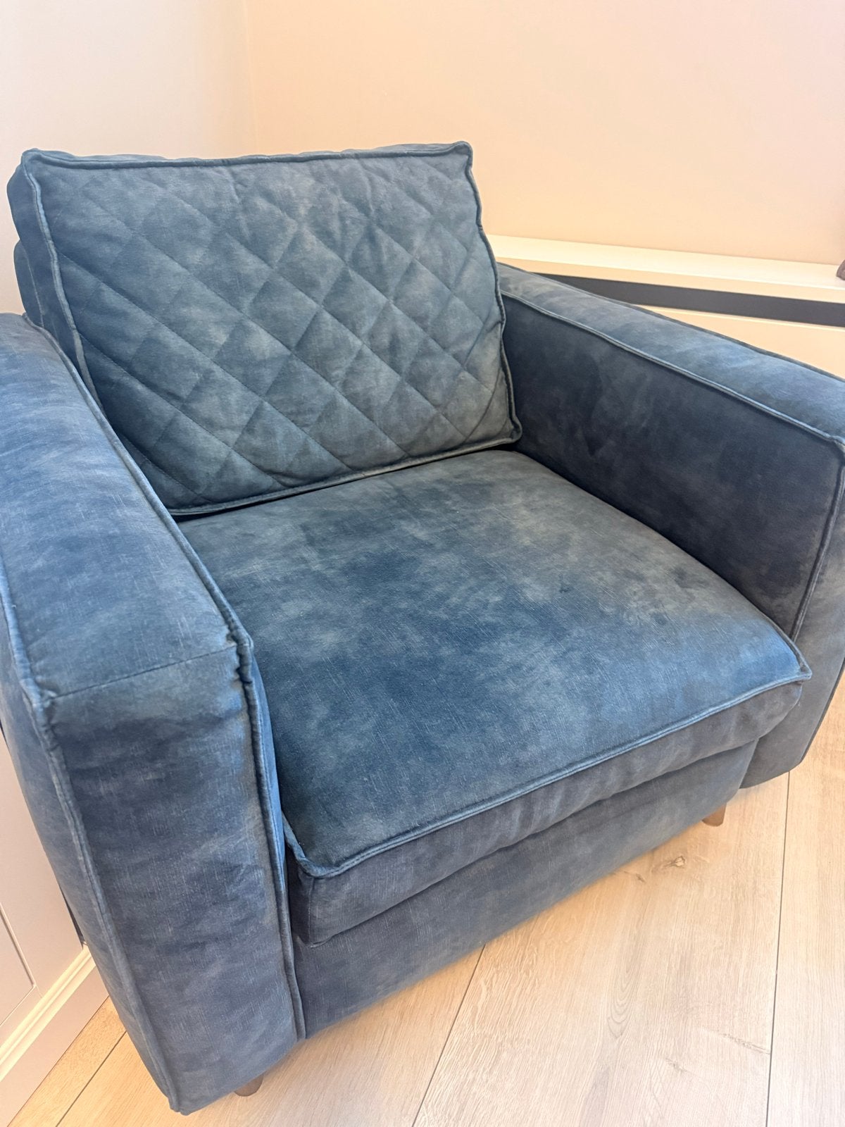 Rivera Maison fauteuil zo goed als nieuw, Huis en Inrichting, Ophalen of Verzenden, Zo goed als nieuw, Stof, 75 tot 100 cm