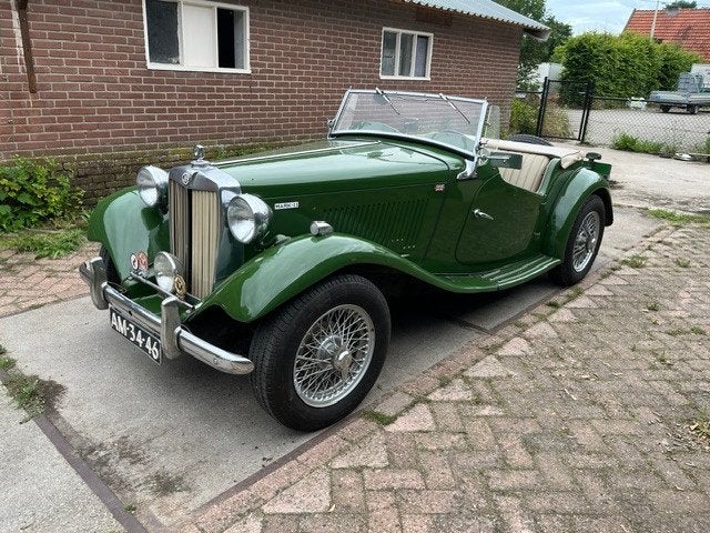 MG 1951 Groen, Auto's, Achterwielaandrijving, Beige, 4 cilinders, Cabriolet
