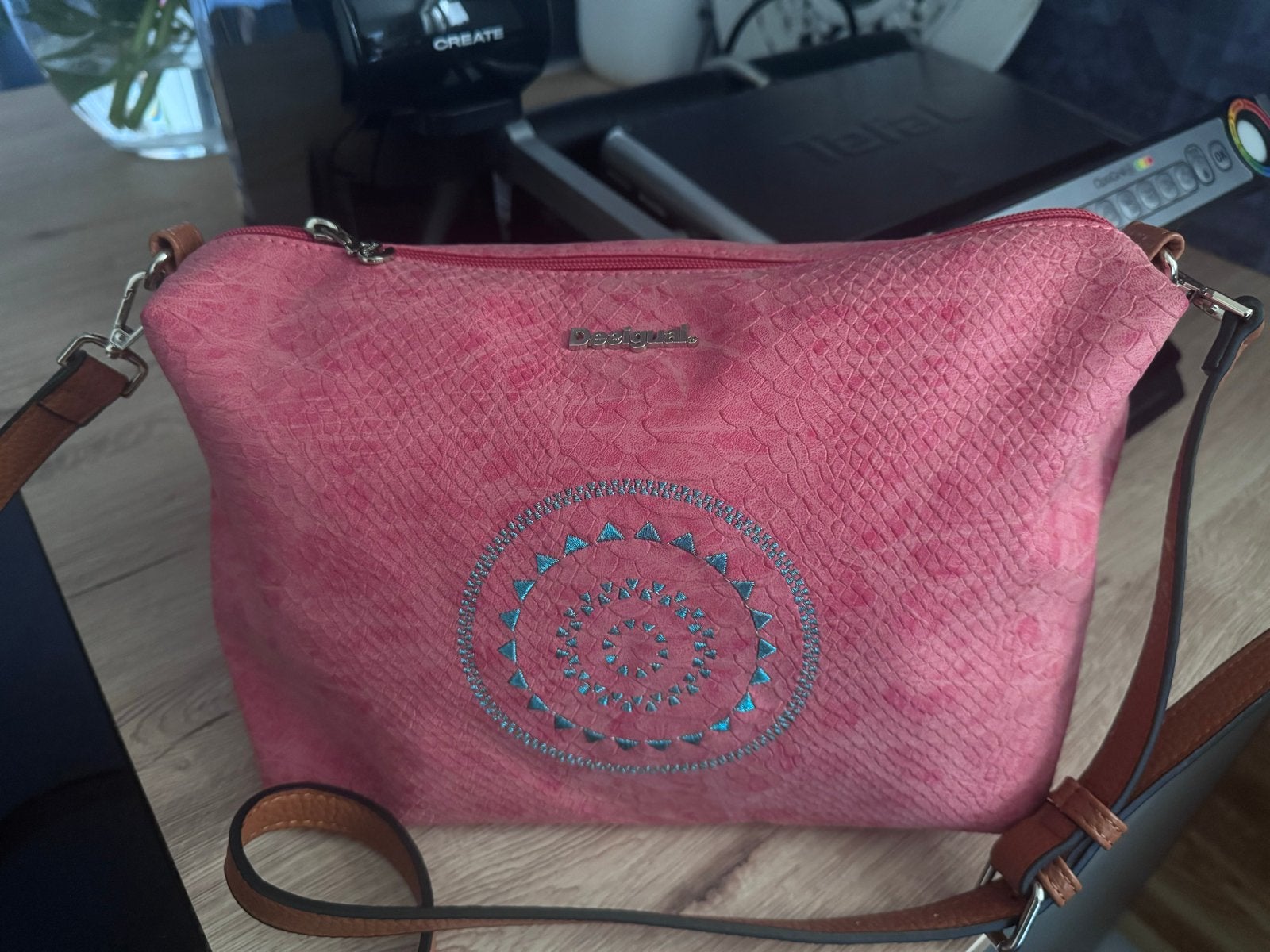 Desigual Schoudertas Roze,  in nieuw sraat, Sieraden, Tassen en Uiterlijk, Ophalen of Verzenden, Zo goed als nieuw, Roze, Schoudertasje