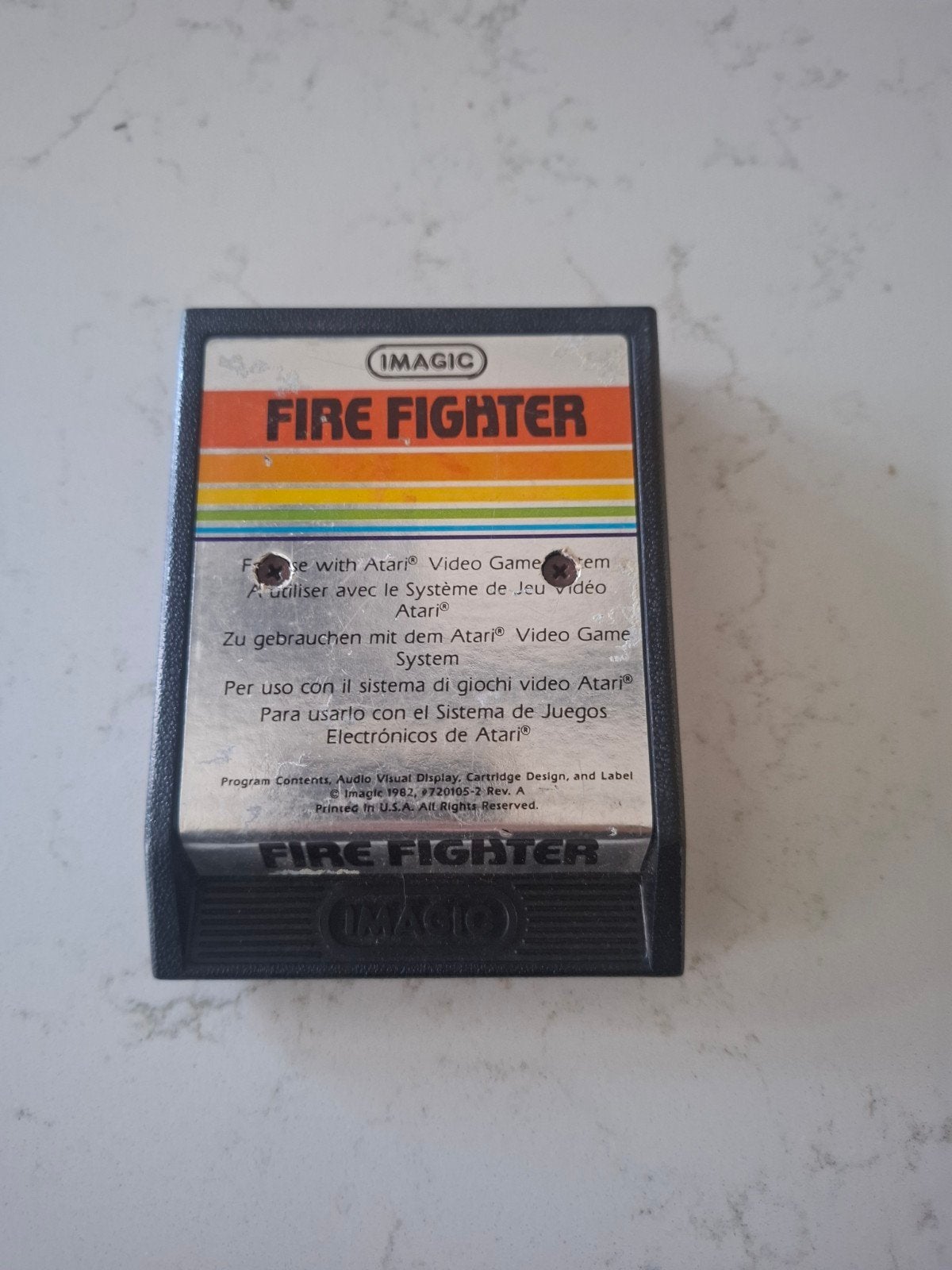 Atari Fire Fighter (Imagic) - Klassiek Actiespel, Spelcomputers en Games, Games | Atari, Vechten, 1 speler, Ophalen of Verzenden