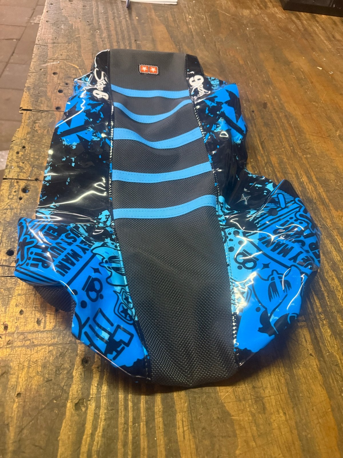 Stage6 Zadelhoes Blauw Derbi Xtreme Xrace Senda 2000-2010, Derbi, Derbi, Nieuw, Ophalen of Verzenden