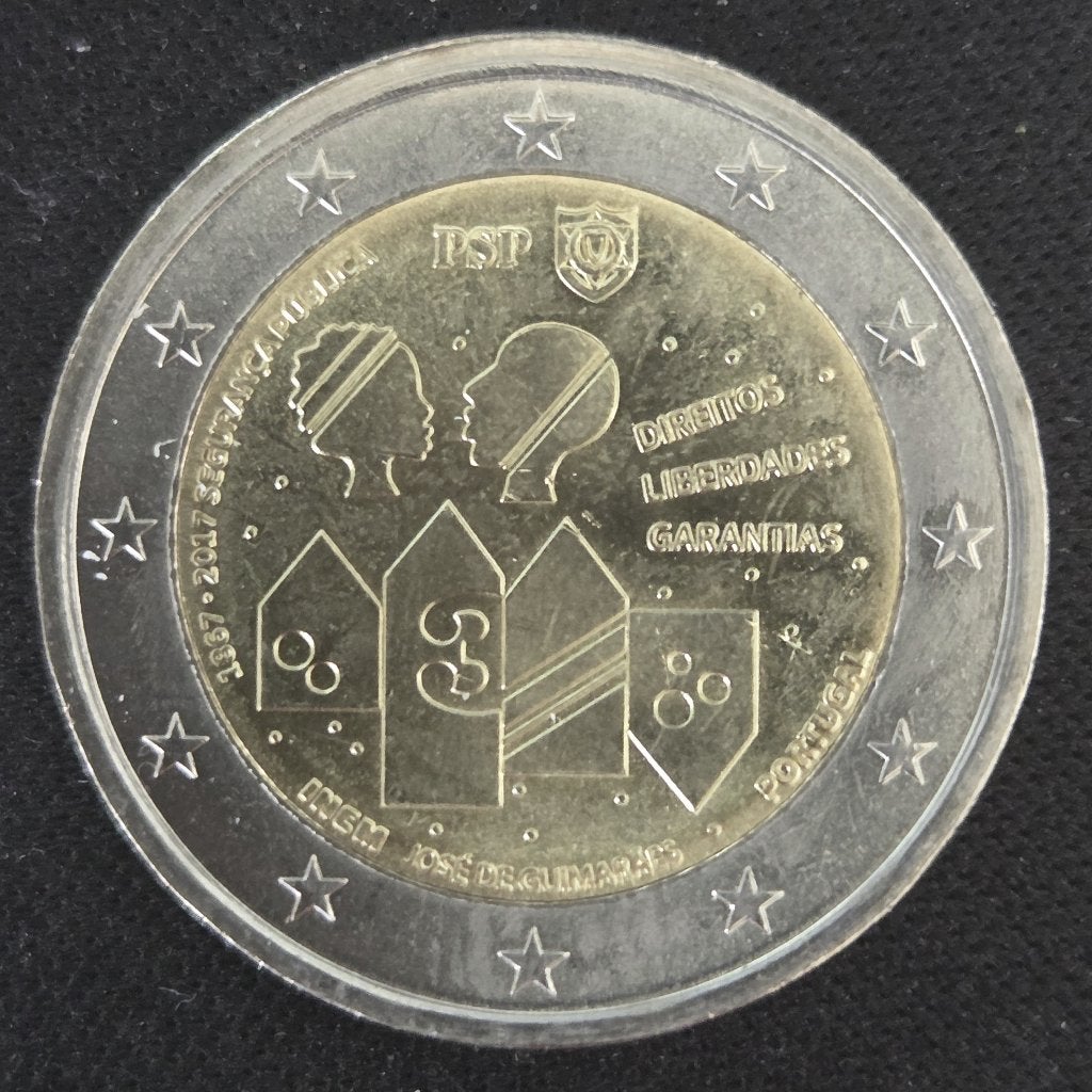 Portugal 2017: Segurança Pública | Meerdere beschikbaar, Postzegels en Munten, Ophalen of Verzenden, Portugal, 2 euro, Losse munt