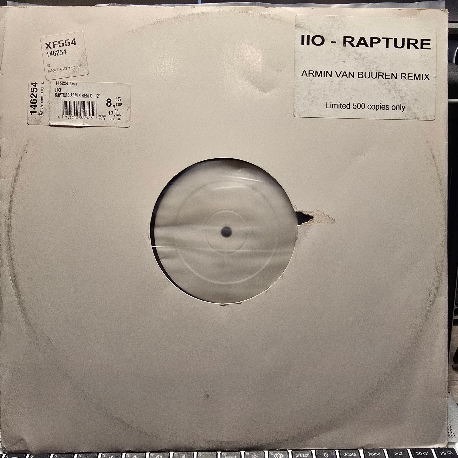 IIO - Rapture (Armin Van Buuren Remix) Limited 500 Edition, Ophalen, Gebruikt, 12 inch, Trance