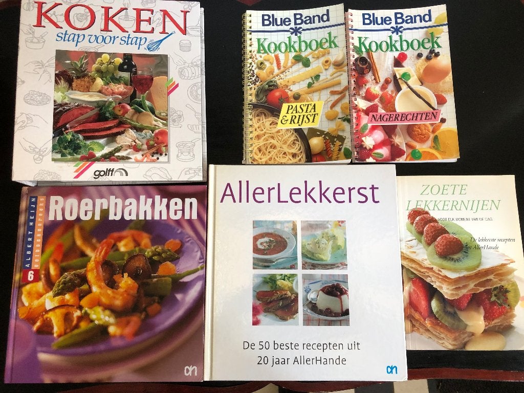 Set van 6 kookboeken Allerhande, Blue Band, Golff, Boeken, Kookboeken, Ophalen of Verzenden, Gelezen, Overige gebieden