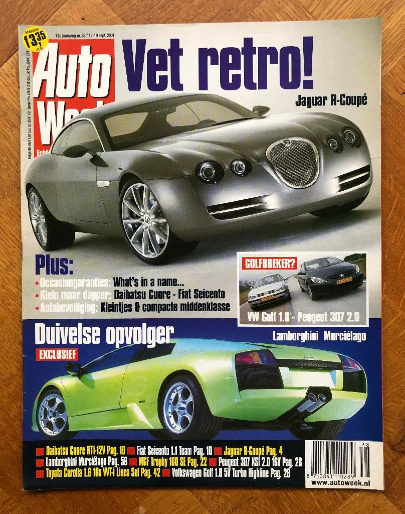 Autoweek nr. 38 2001, Verzenden, Nieuw, Autoweek, Algemeen