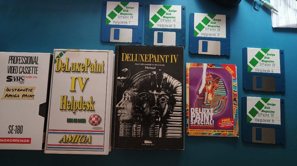 Compleet DeLuxePaint IV pakket voor Amiga, Ophalen of Verzenden