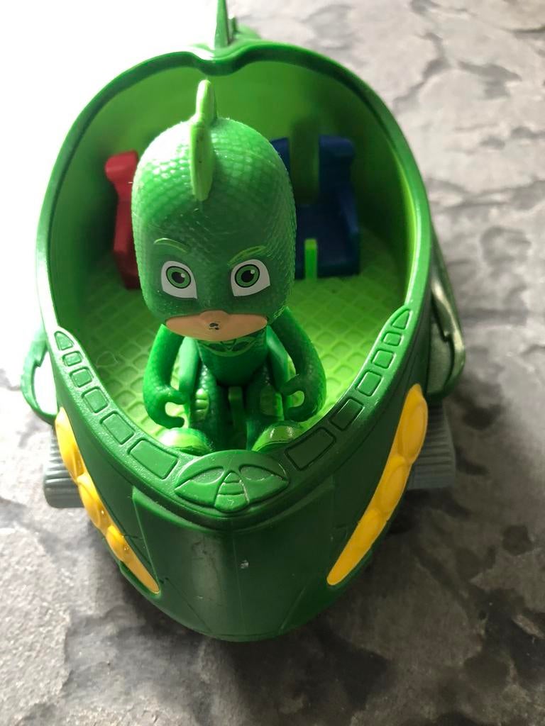 PJ Mask Gekko met Voertuig the gekko mobiel, Ophalen, Zo goed als nieuw