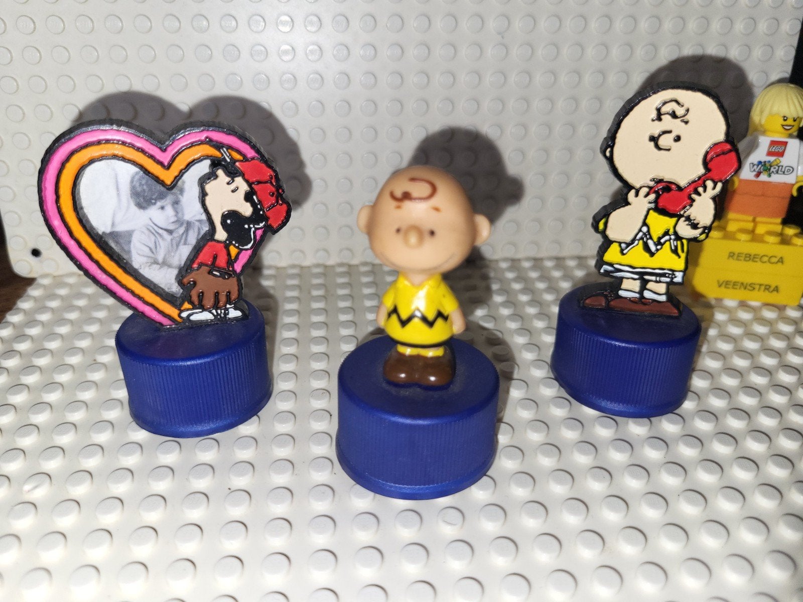 Vintage Pepsi Snoopy PEANUTS Flessen doppen, Verzamelen, Ophalen of Verzenden, Snoopy, Zo goed als nieuw, Beeldje of Figuurtje