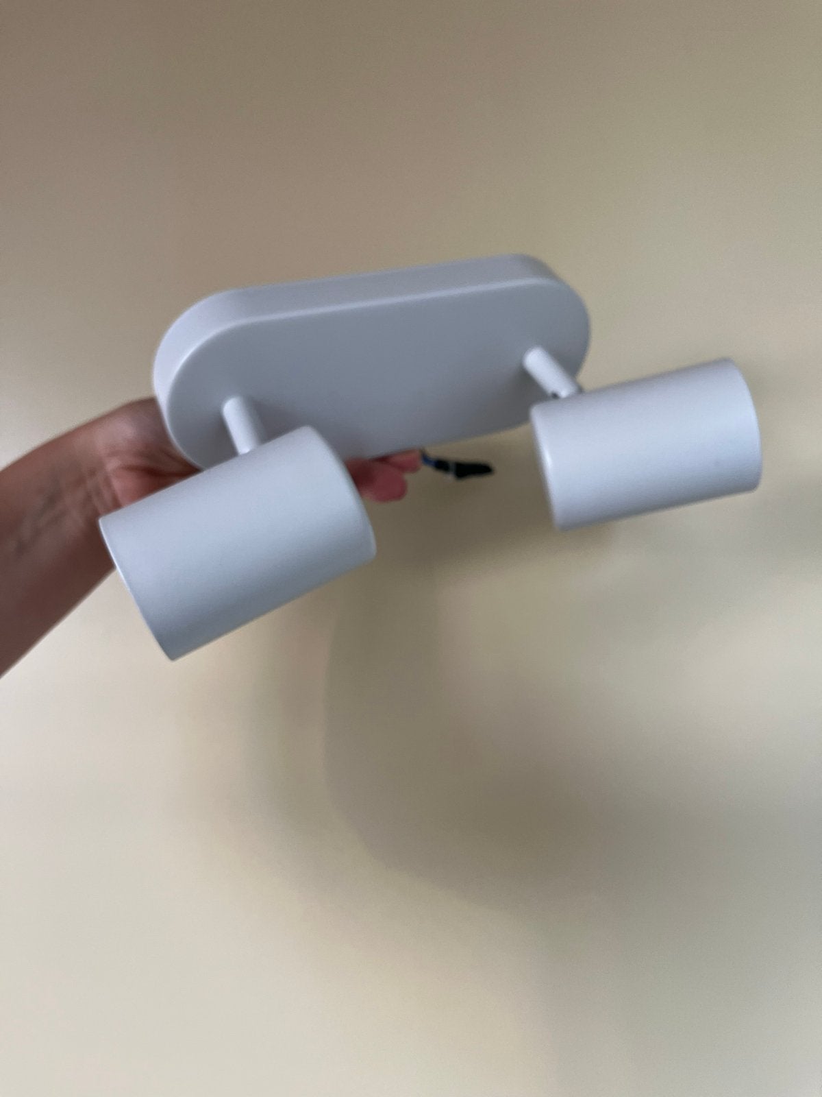 Karwei Duobalk Maks Opbouwspot GU10 Wit, Huis en Inrichting, Lampen | Spots, Ophalen, GU10, Opbouwspot, Overige merken