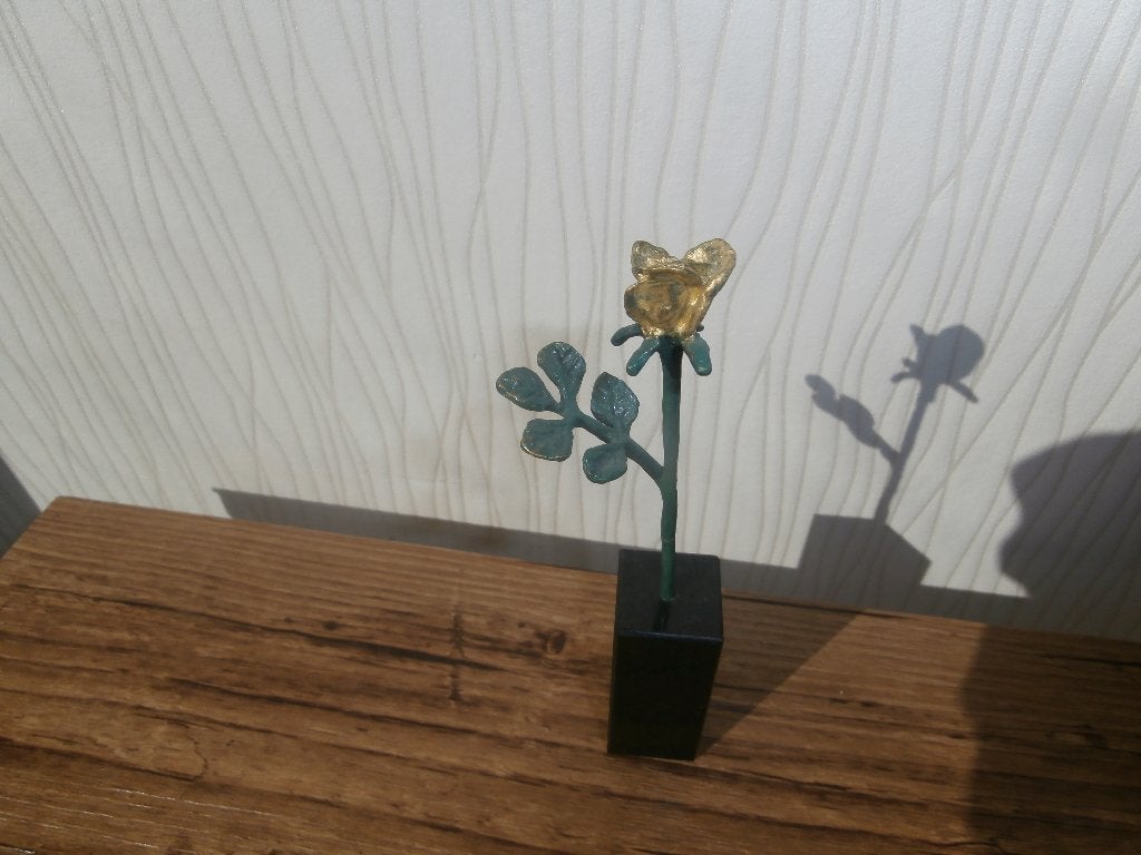 Brons Beeld van Corry Ammerlaan  ,,Gouden Roos,,, Verzamelen, Ophalen of Verzenden, Zo goed als nieuw, Mens