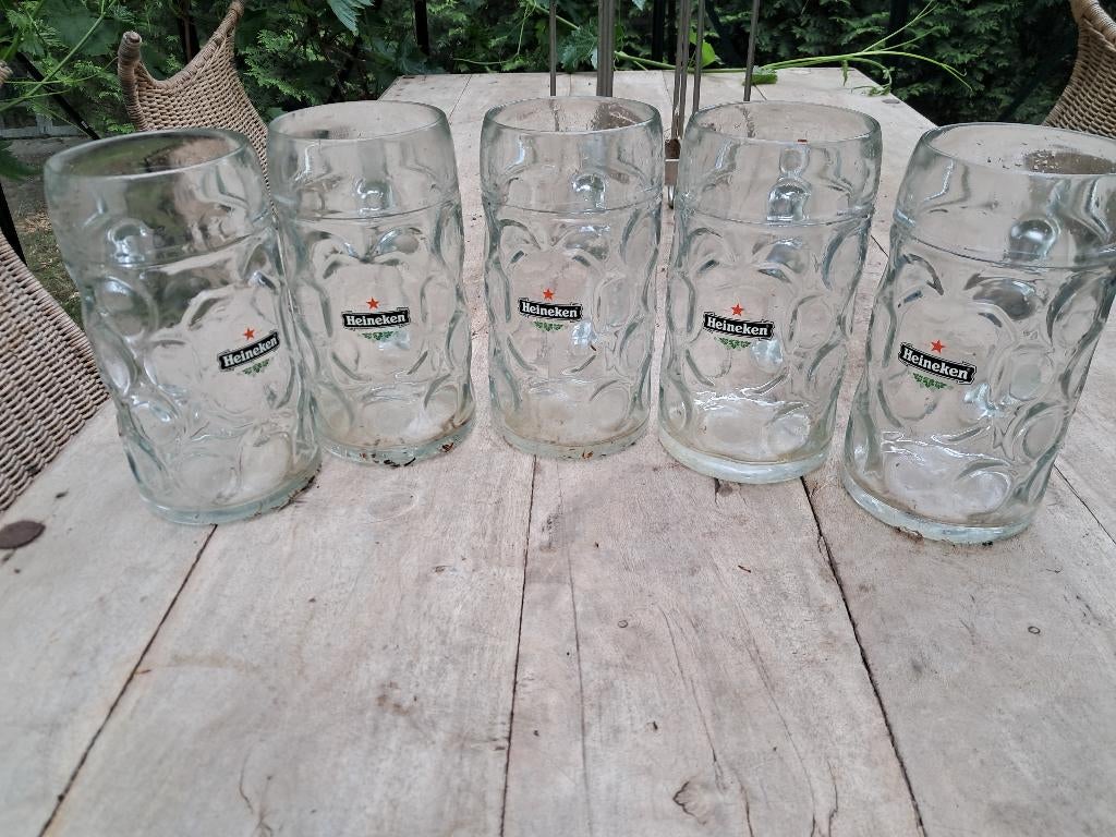 bierglazen, Verzamelen, Glas en Borrelglaasjes, Ophalen, Zo goed als nieuw, Bierglas