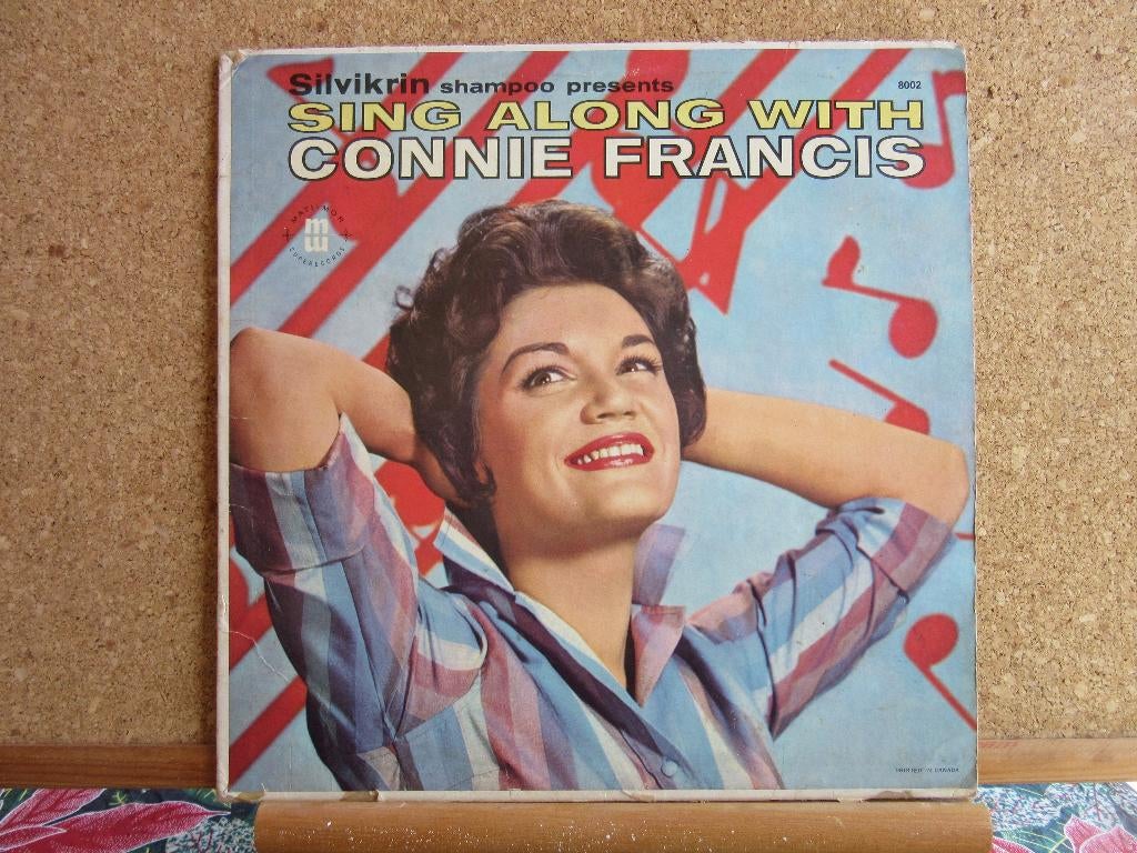 Connie Francis - Sing along with Connie Francis, Gebruikt, Ophalen of Verzenden, 12 inch, Limited edition