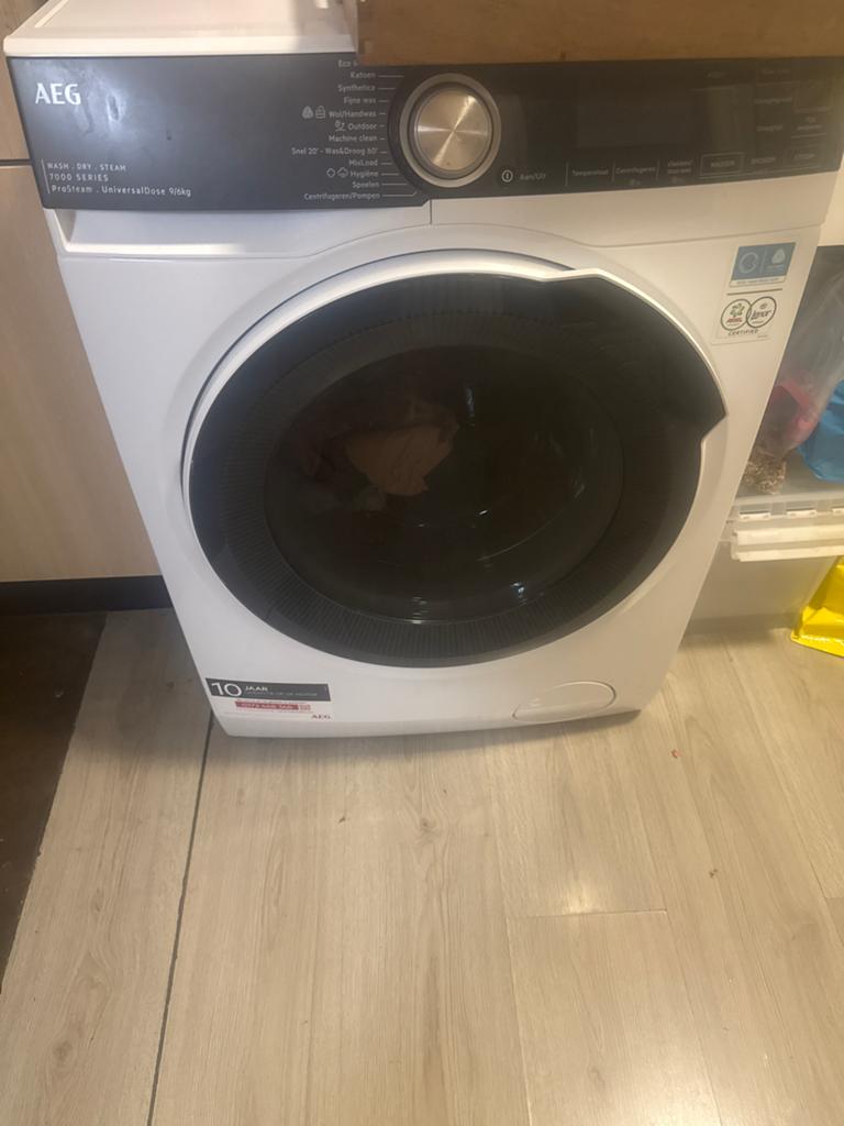 AEG 7000 Series ProSteam UniversalDose 9kg Wasmachine, Witgoed en Apparatuur, Wasmachines, 1200 tot 1600 toeren, 8 tot 10 kg, Ophalen of Verzenden