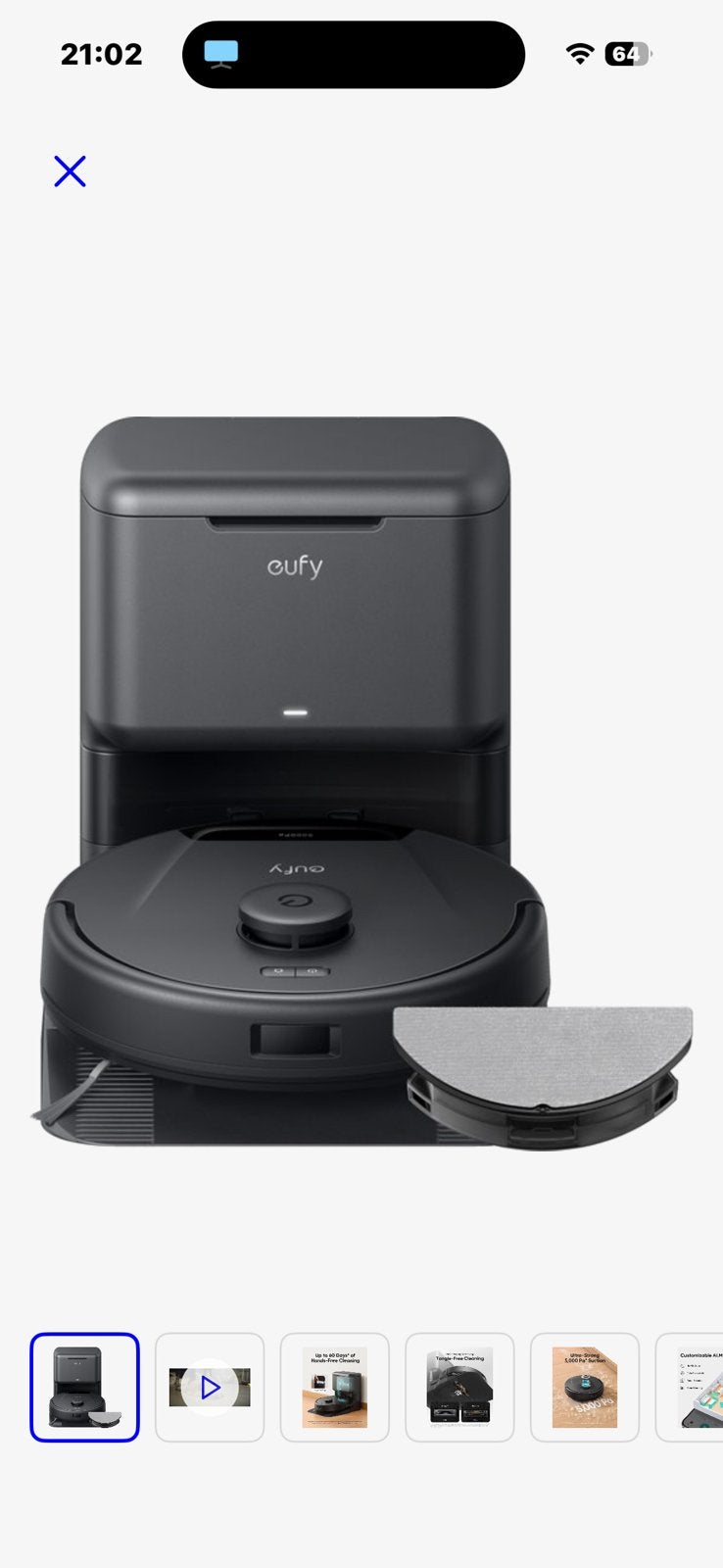 Eufy clean l60, Witgoed en Apparatuur, Ophalen of Verzenden