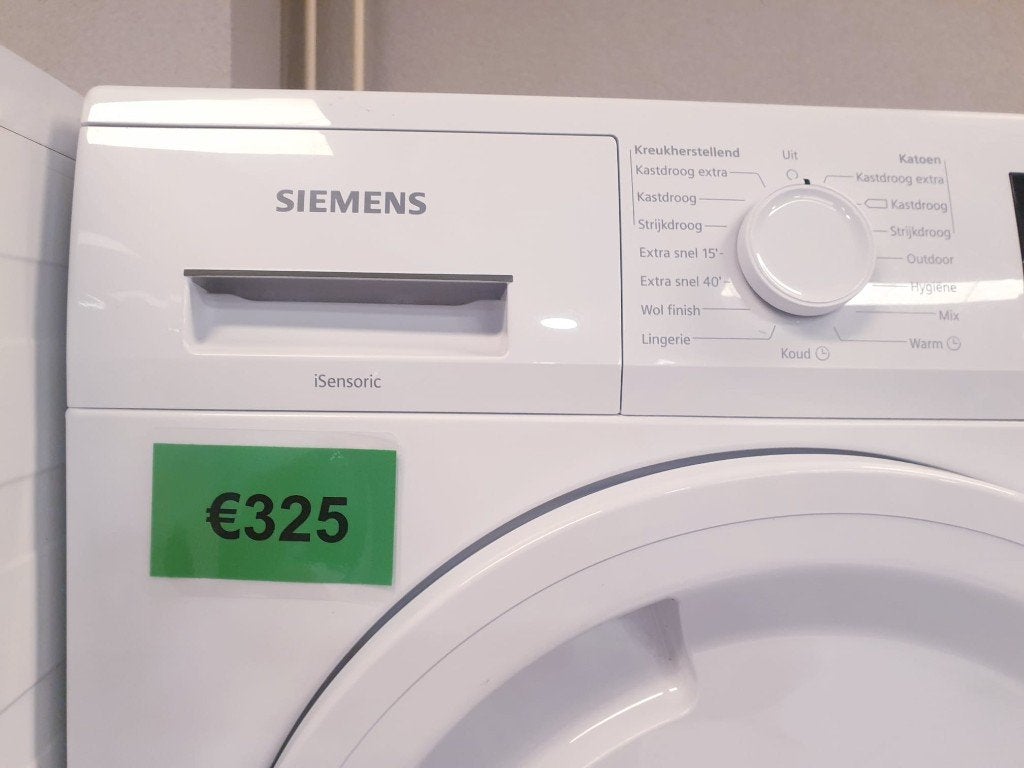 warmtepomp droger Siemens 7kg️️️ IQ300 ️️️INC GARANTIE, Witgoed en Apparatuur, Ophalen, 6 tot 8 kg, Minder dan 85 cm, Anti-kreukfase