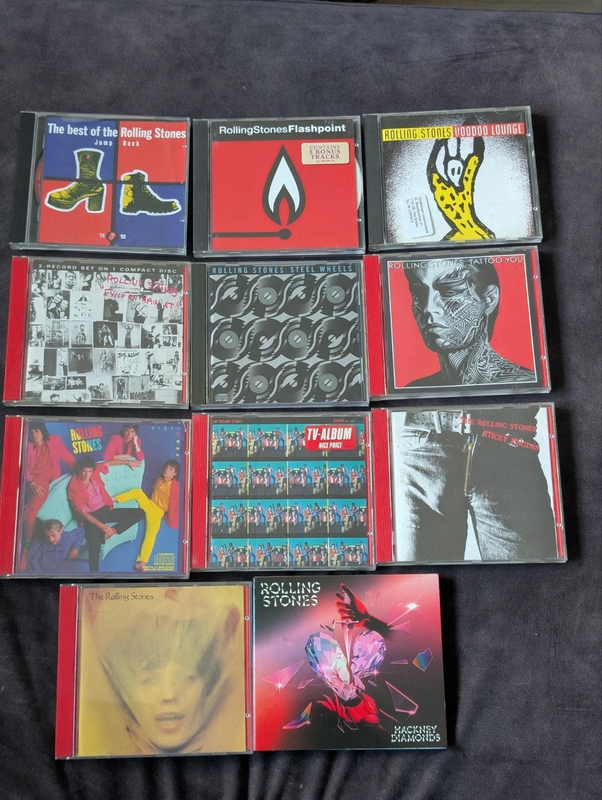 The Rolling Stones CD Collectie - Diverse Albums, Rock, Verzenden, Zo goed als nieuw, Inclusief doosje