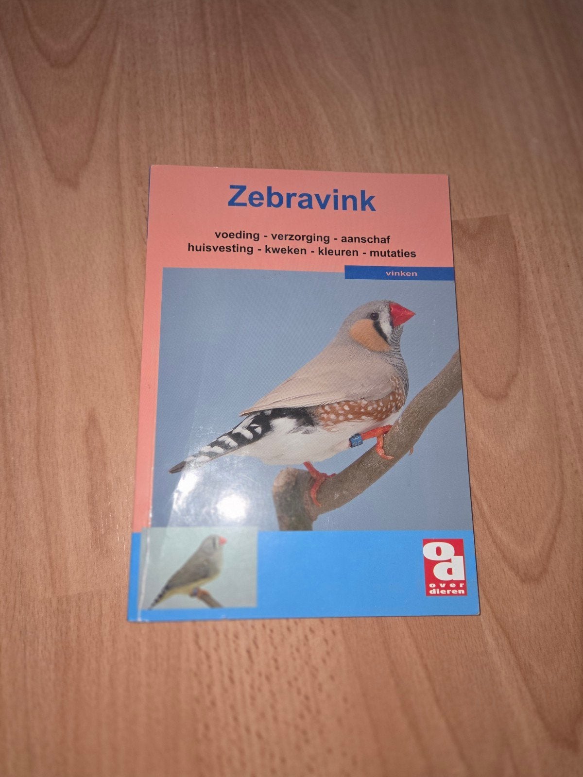 boekje de Zebravink van over dieren, Boeken, Ophalen of Verzenden, Zo goed als nieuw