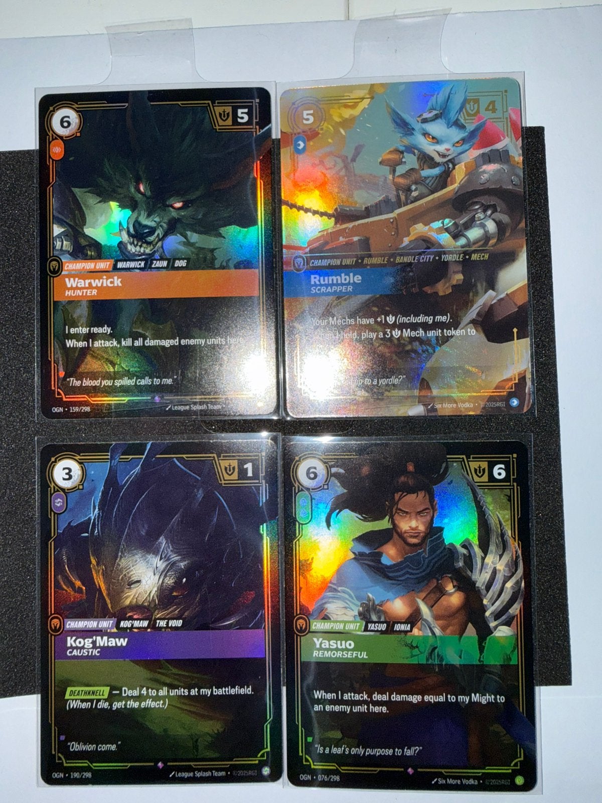 Riftbound mix of cards, Verzenden, Gebruikt, Meerdere kaarten, Foil