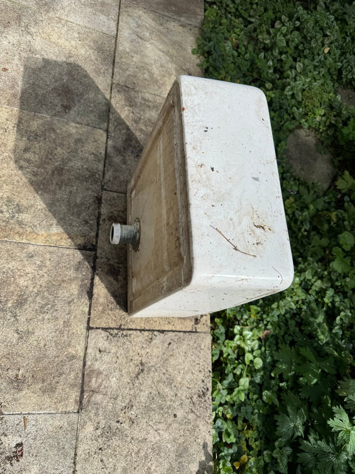 Antieke keramische wasbak - 40x60x18 cm, Ophalen