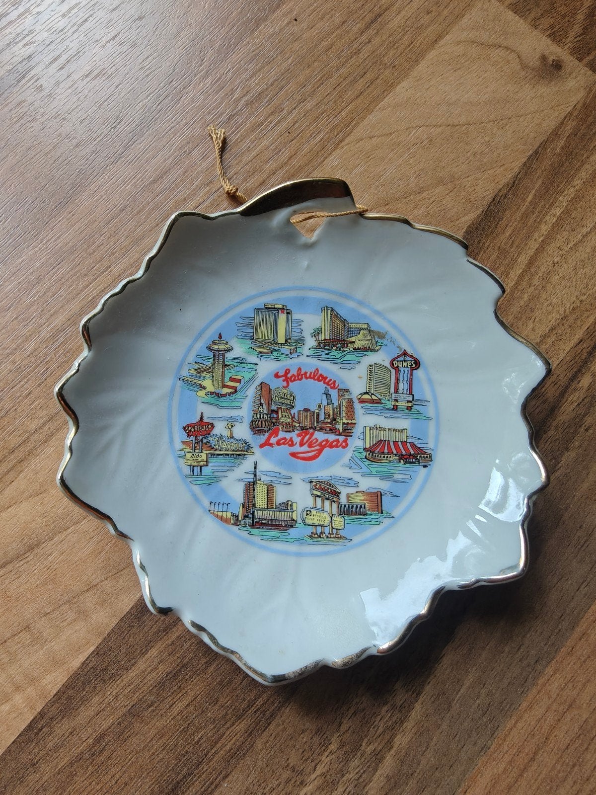 Vintage Las Vegas wandbord – Fabulous Las Vegas – Souvenir, Ophalen of Verzenden